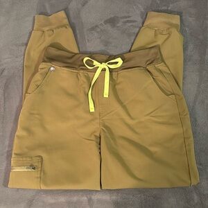 Figs Women’s Green High Waisted Zamora Scrubs Size Medium